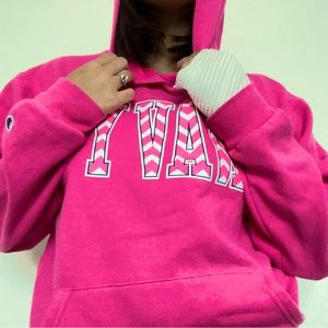 Hot pink NAVY Hoodie